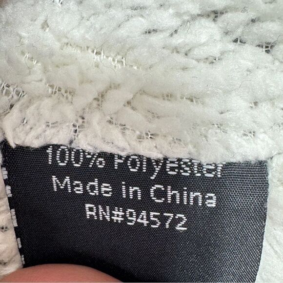 Forecast Fleece Sherpa Lined Full Zip Hoodie Jacket Blue Large - Picture 8 of 11